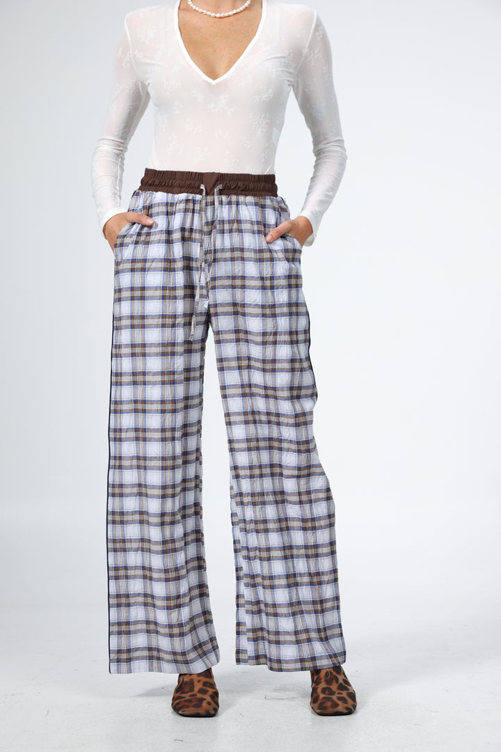 Boxer Brown Plaid Bottoms