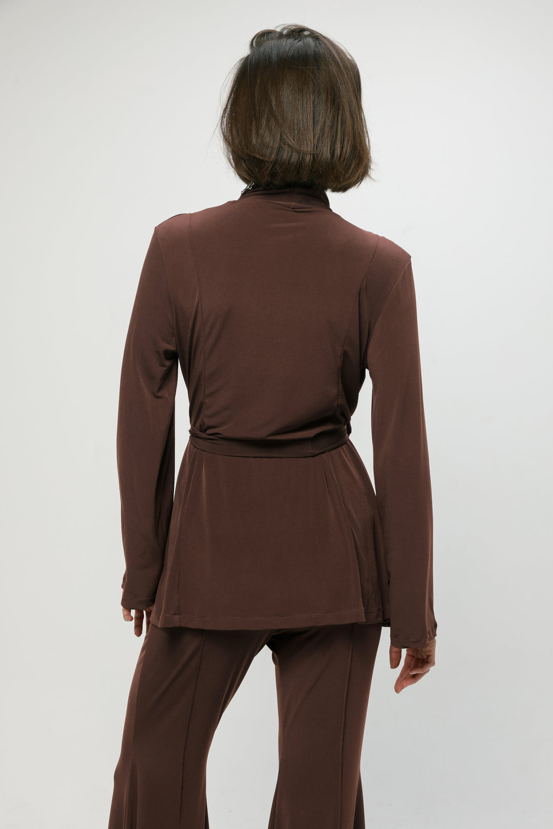 Fireworks Light Brown Wrap Shirt