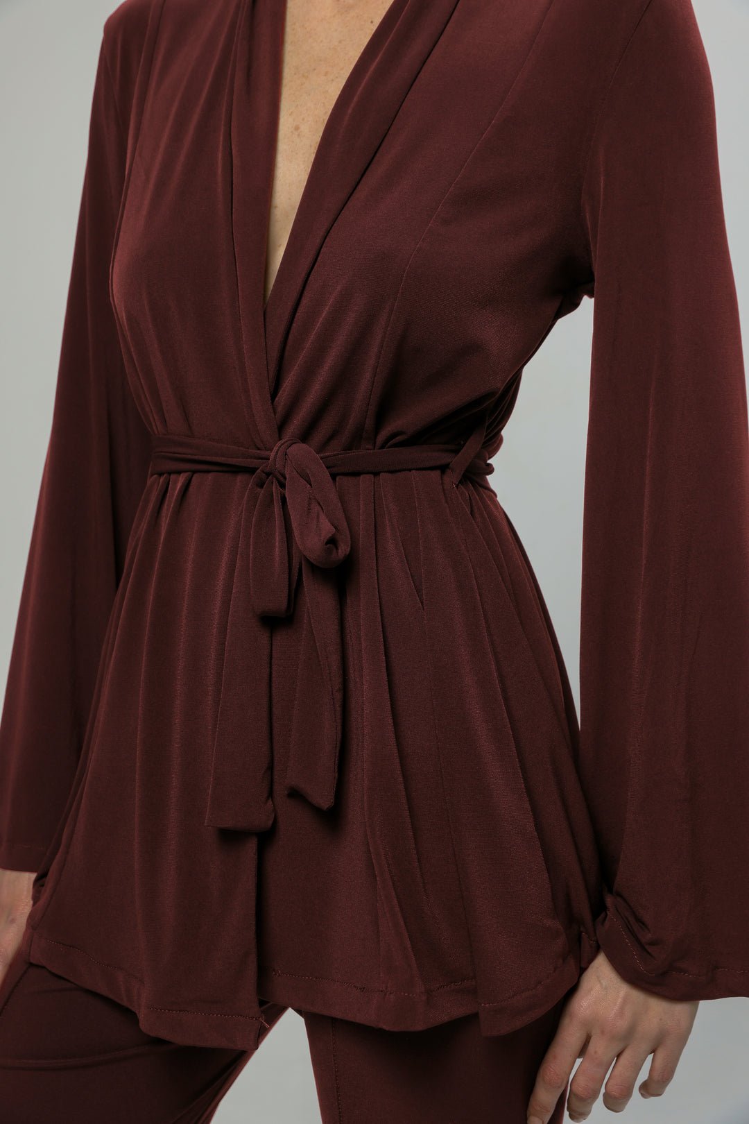 Fireworks Burgundy Wrap Shirt