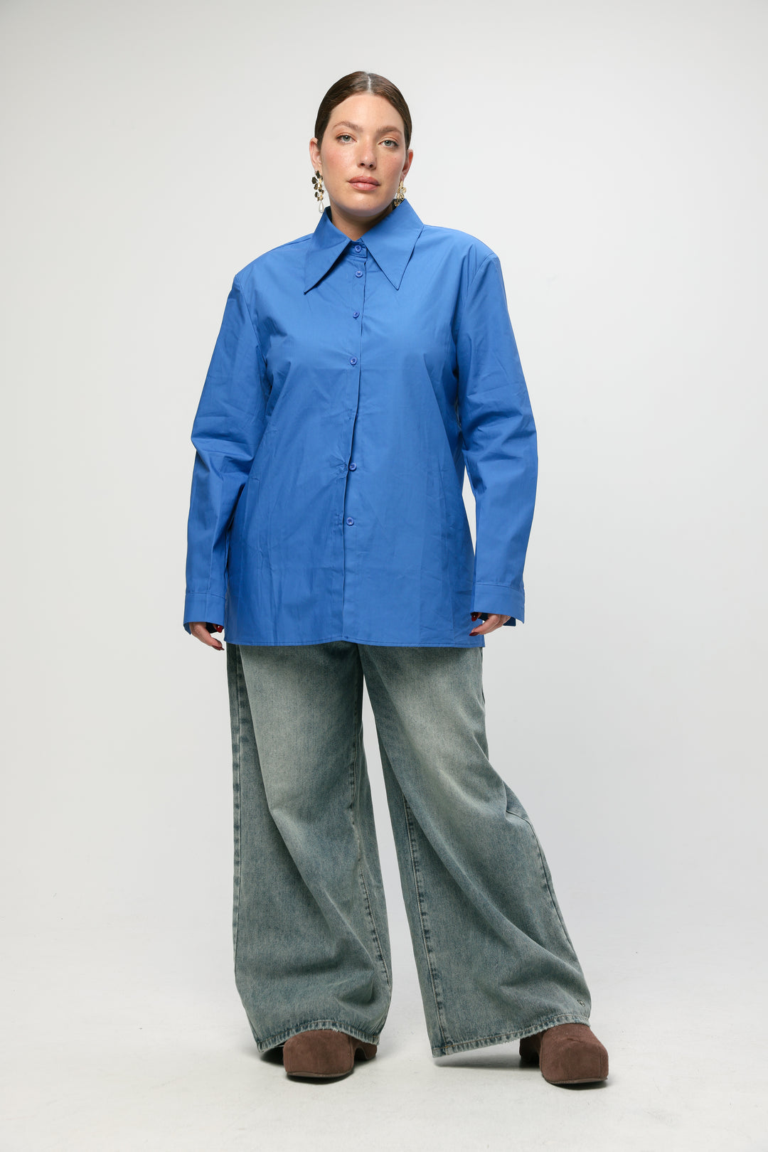 Padded Pink Buttoned Shirt