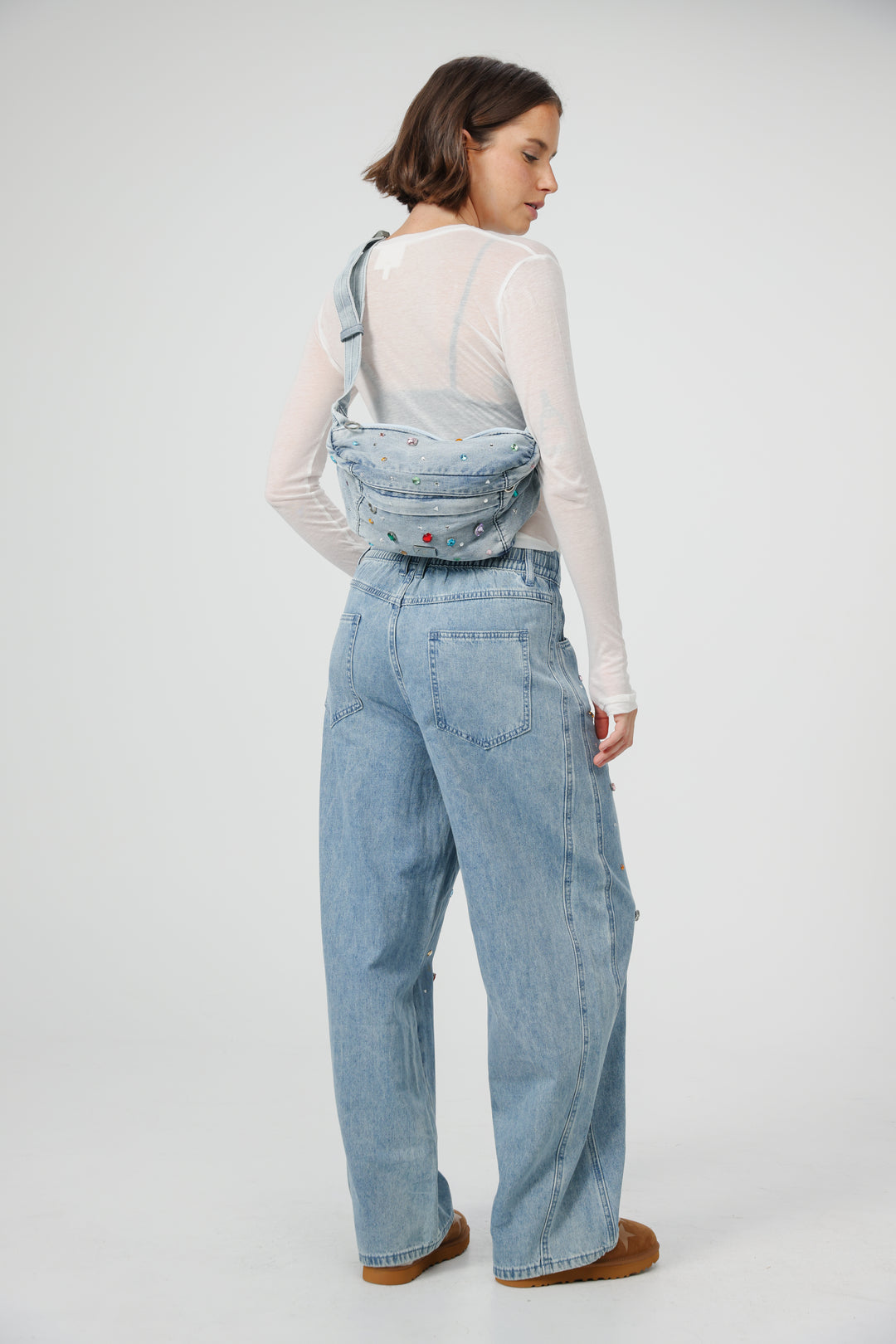 Ruby Denim Belt Bag