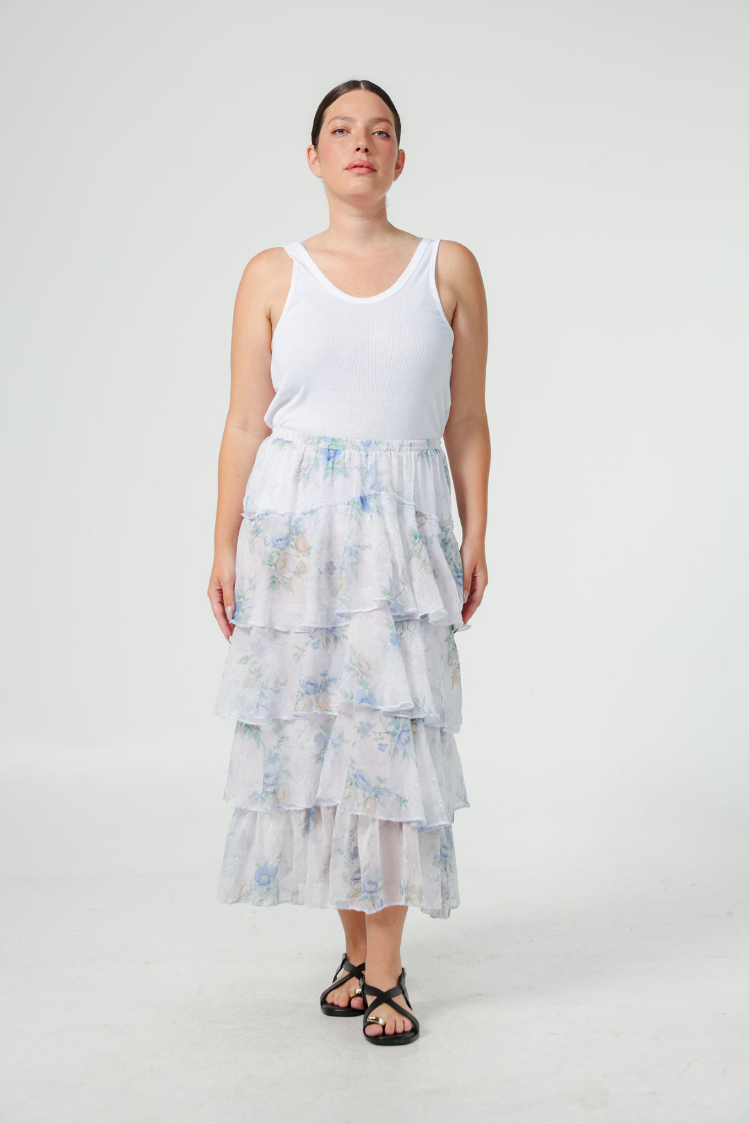 Sketch Striped Skirt