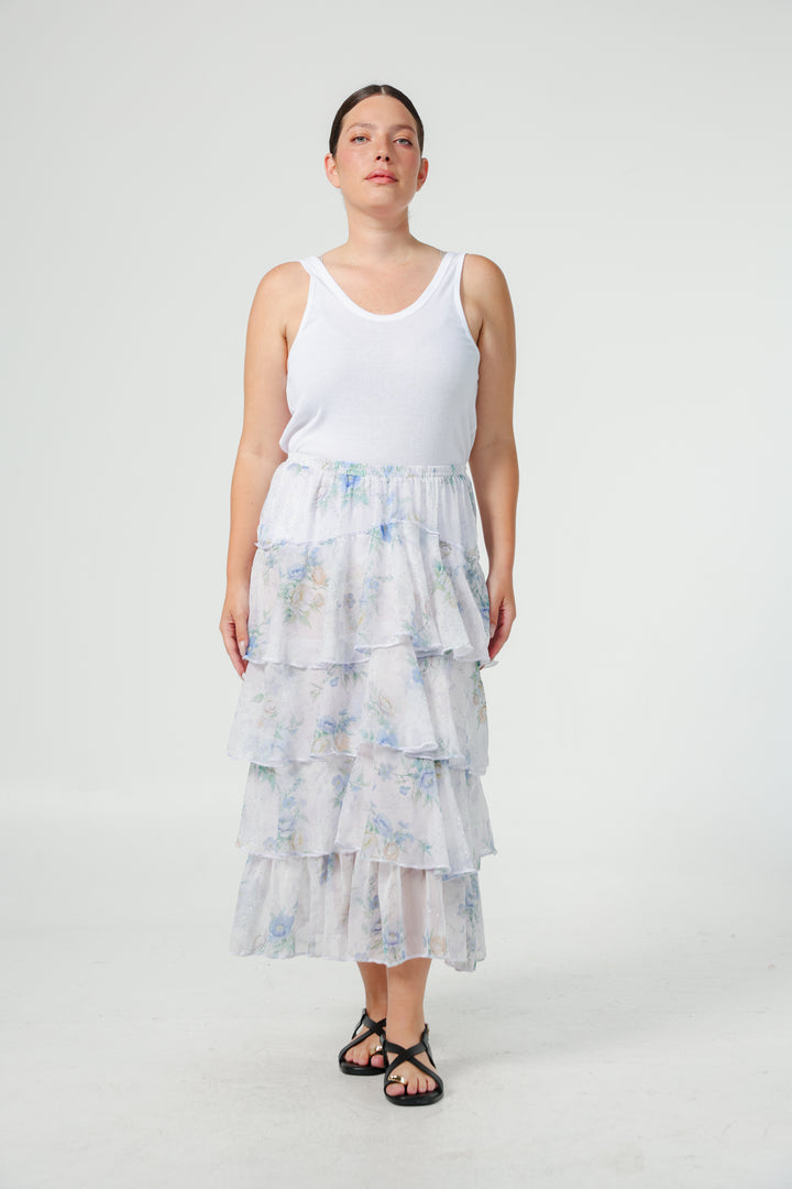 Sketch Striped Skirt