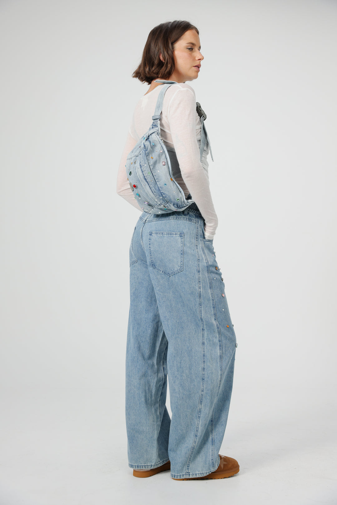 Ruby Denim Belt Bag