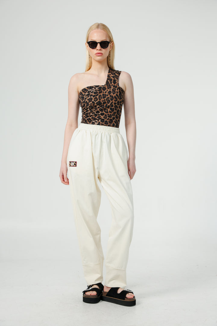 Catalog Leopard One Shoulder Top