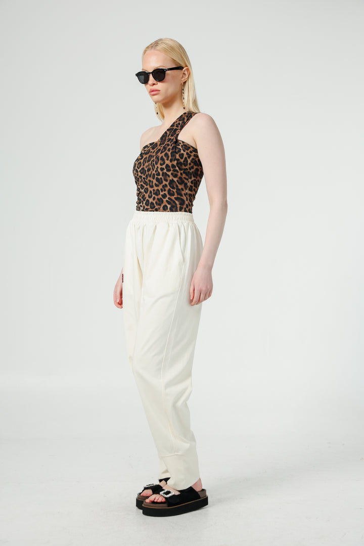 Catalog Leopard One Shoulder Top