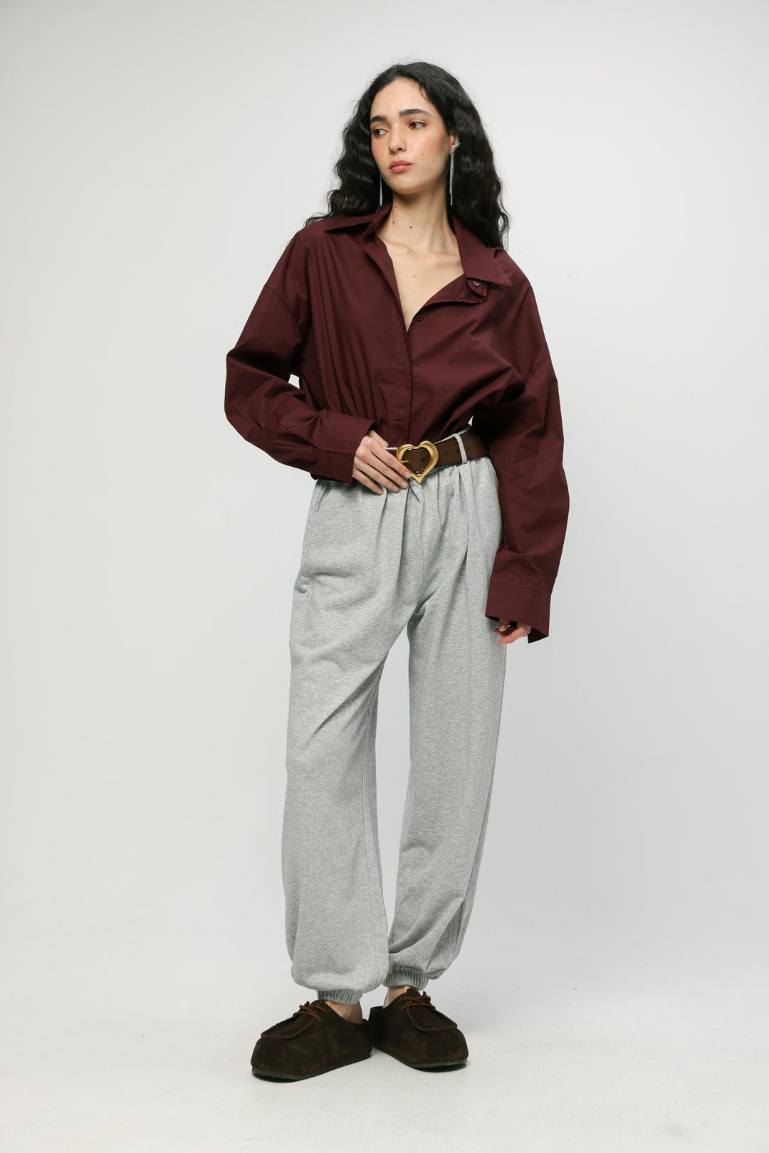 Classic Wine Buttoned Shirt