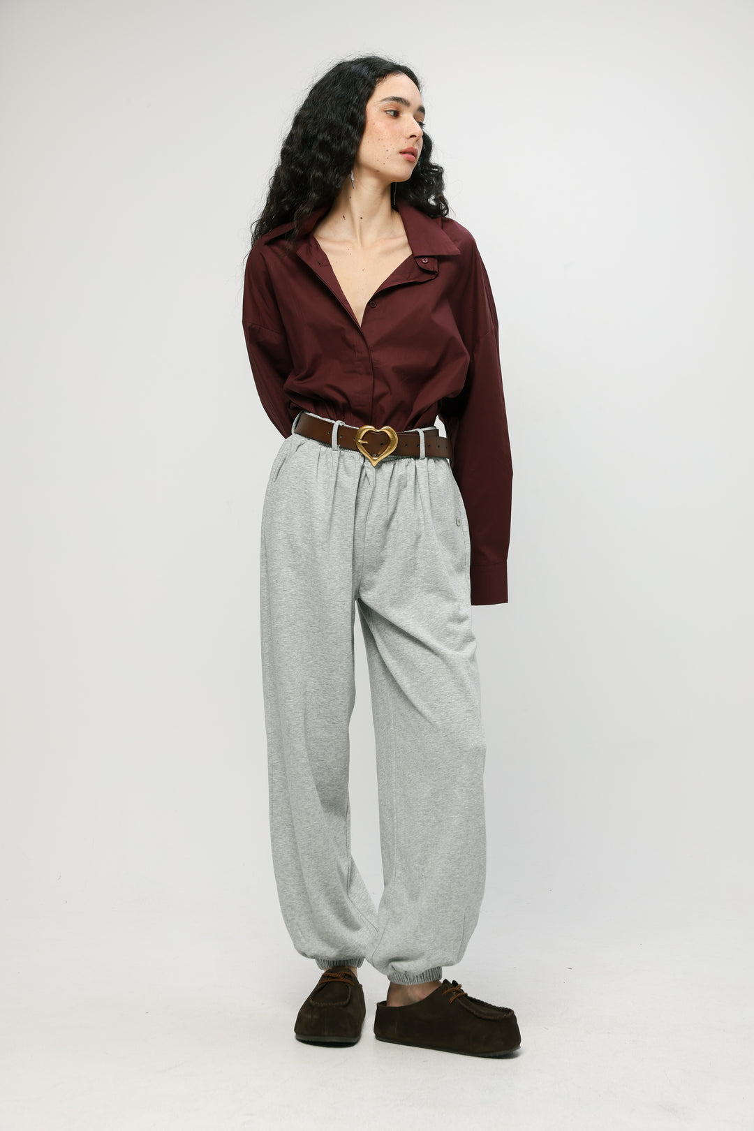 Classic Wine Buttoned Shirt