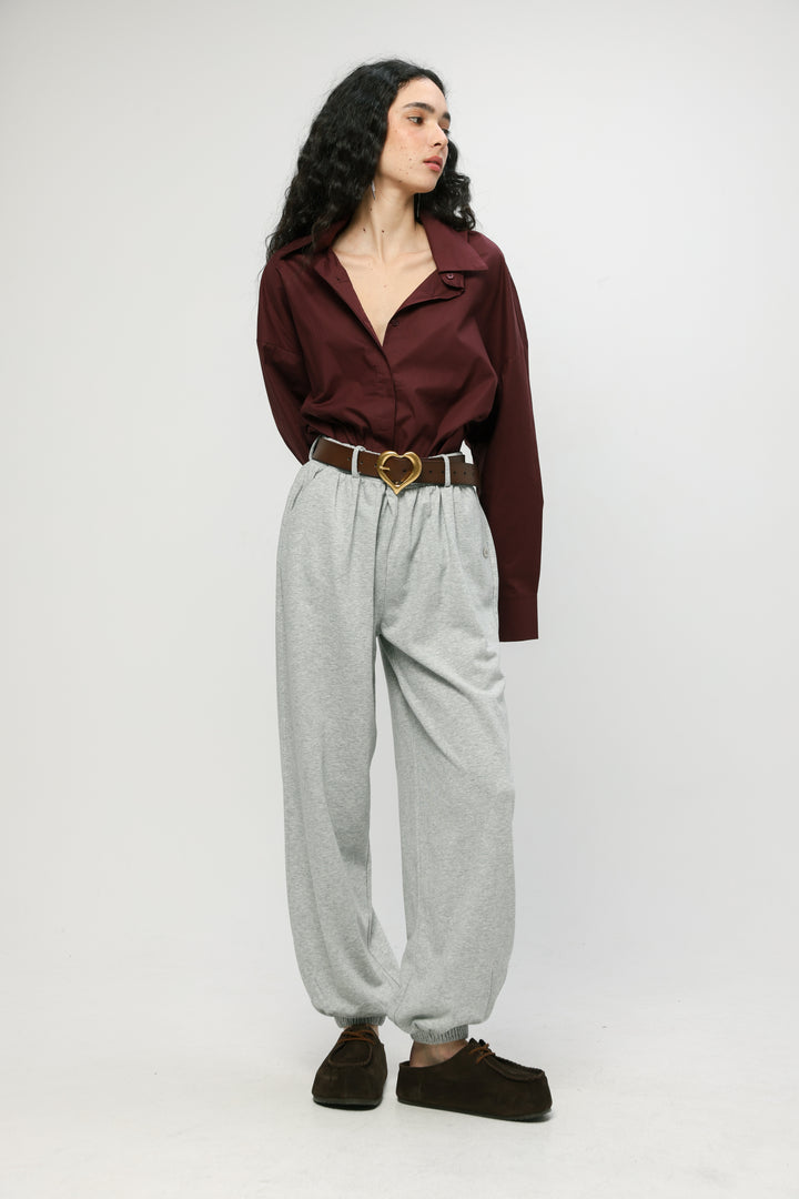 Classic Wine Buttoned Shirt