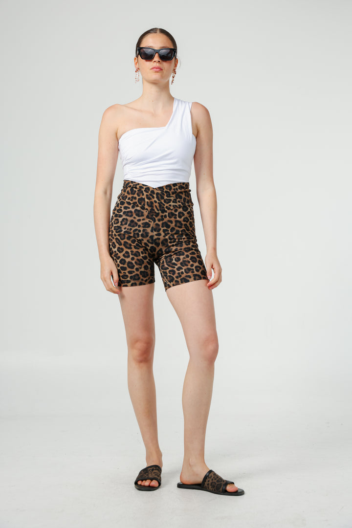 Catalog White One Shoulder Top