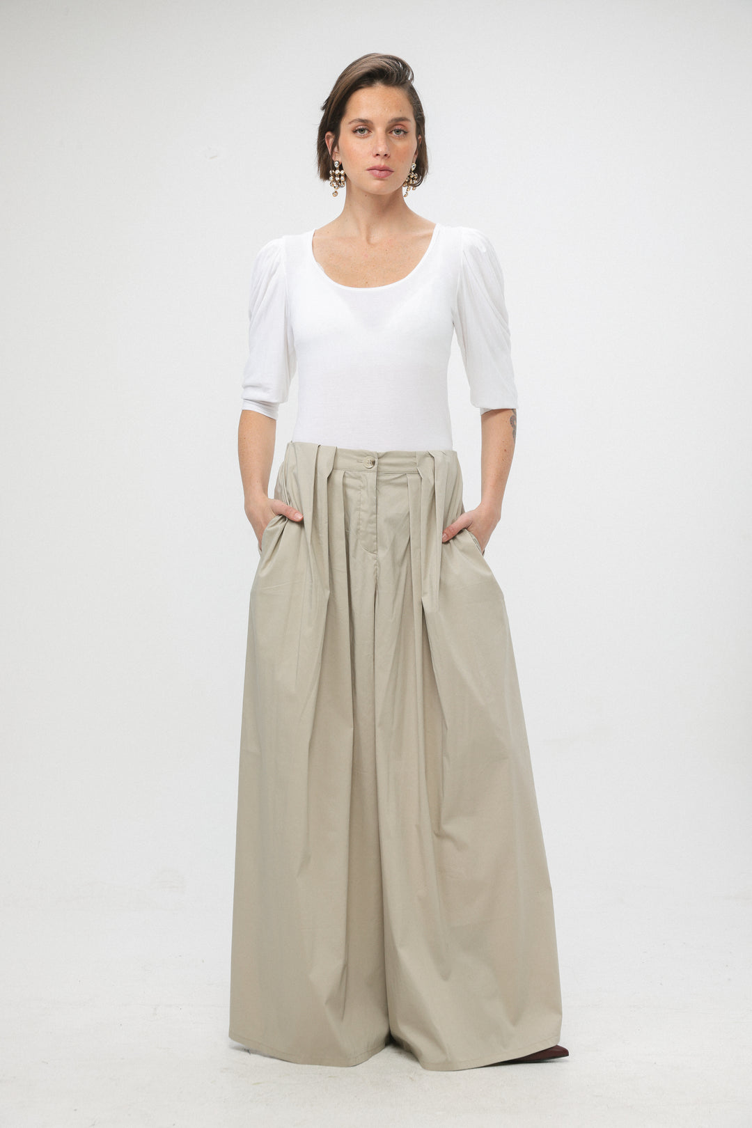 Policy Beige Bottoms