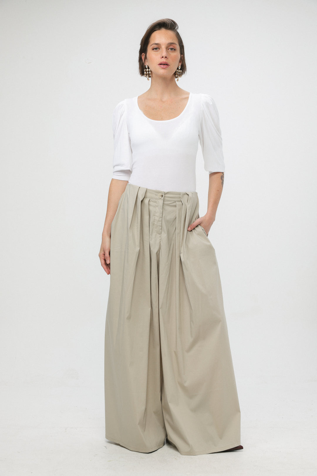 Policy Beige Bottoms