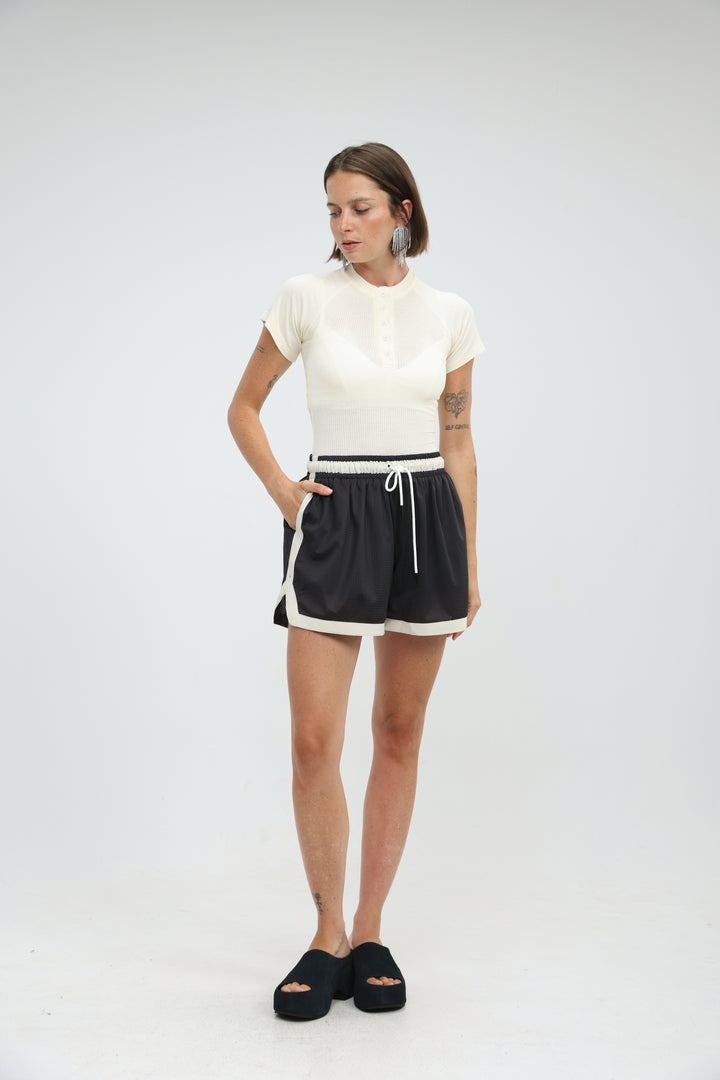 Poldi Black Shorts