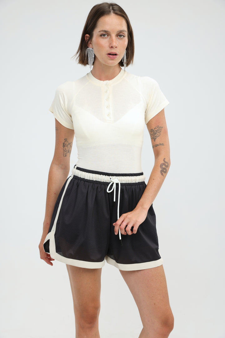 Poldi Black Shorts