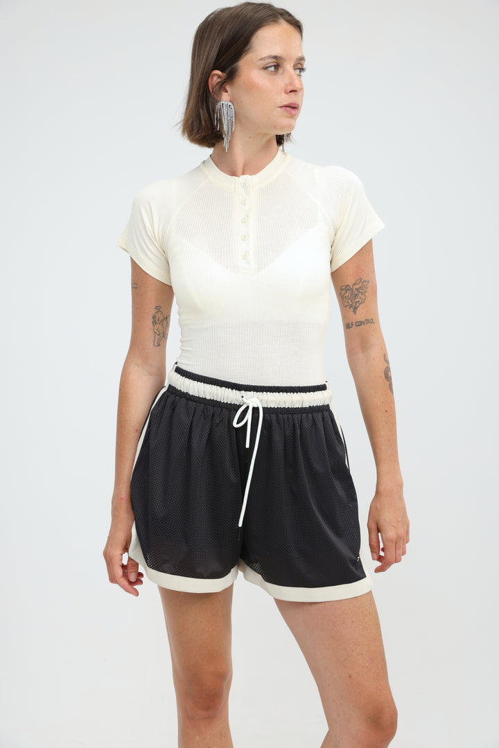 Poldi Black Shorts