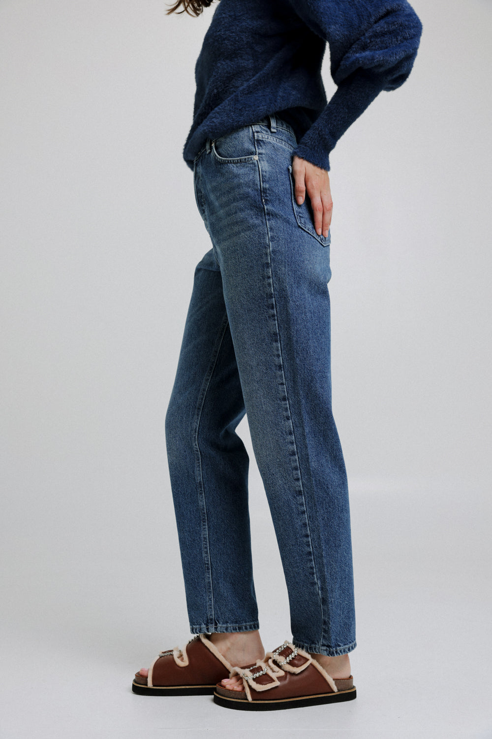 F Star Oversized Blue Denim