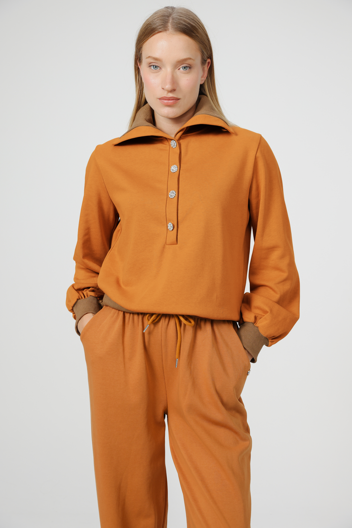 Clouding Camel Sweatshirt