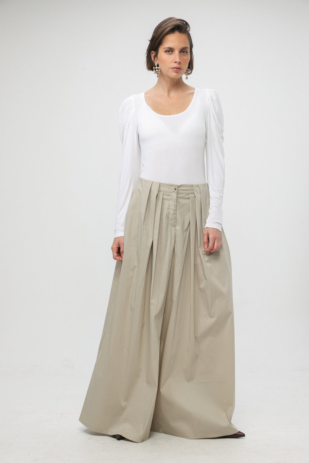 Policy Beige Bottoms