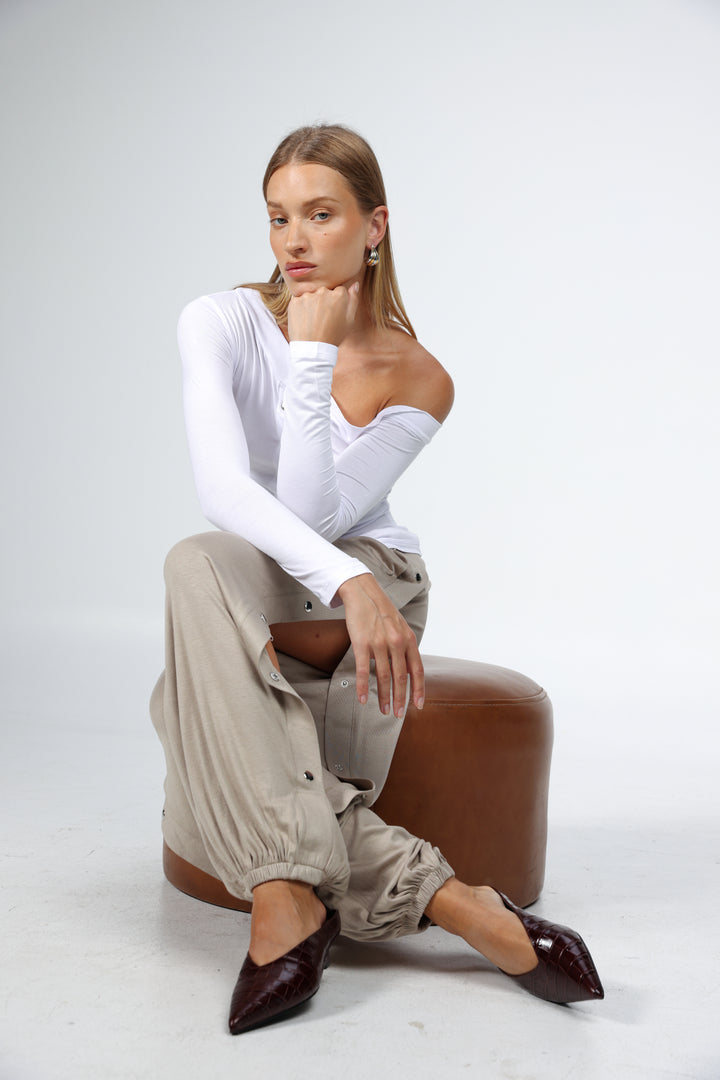 Dark Brown Pointed Mules