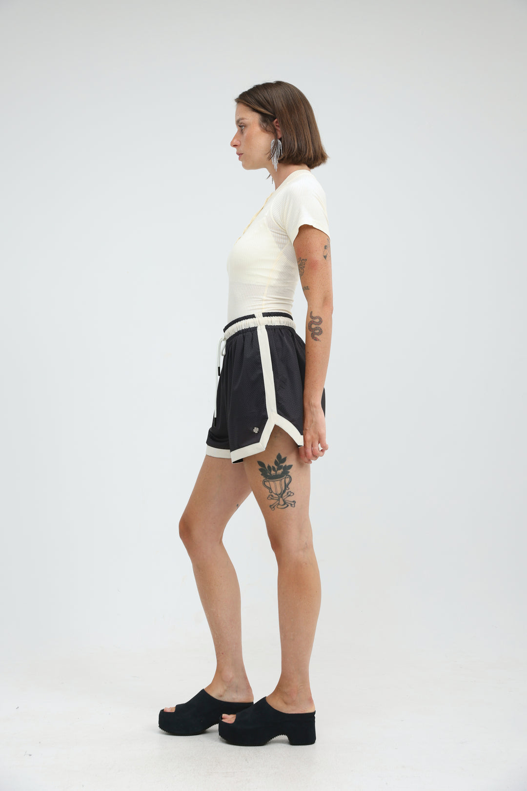 Poldi Black Shorts