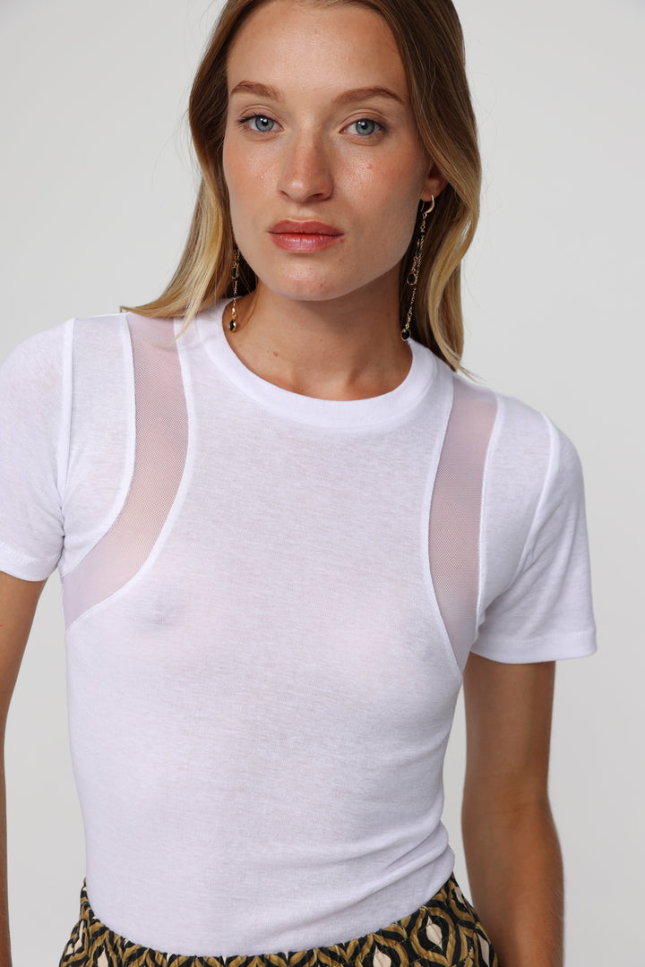 Highlighter White T-Shirt
