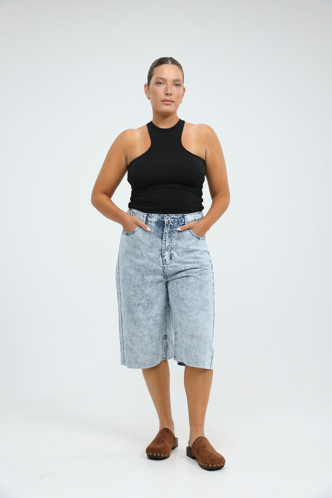 Star 600 Light Blue Bermuda Denim