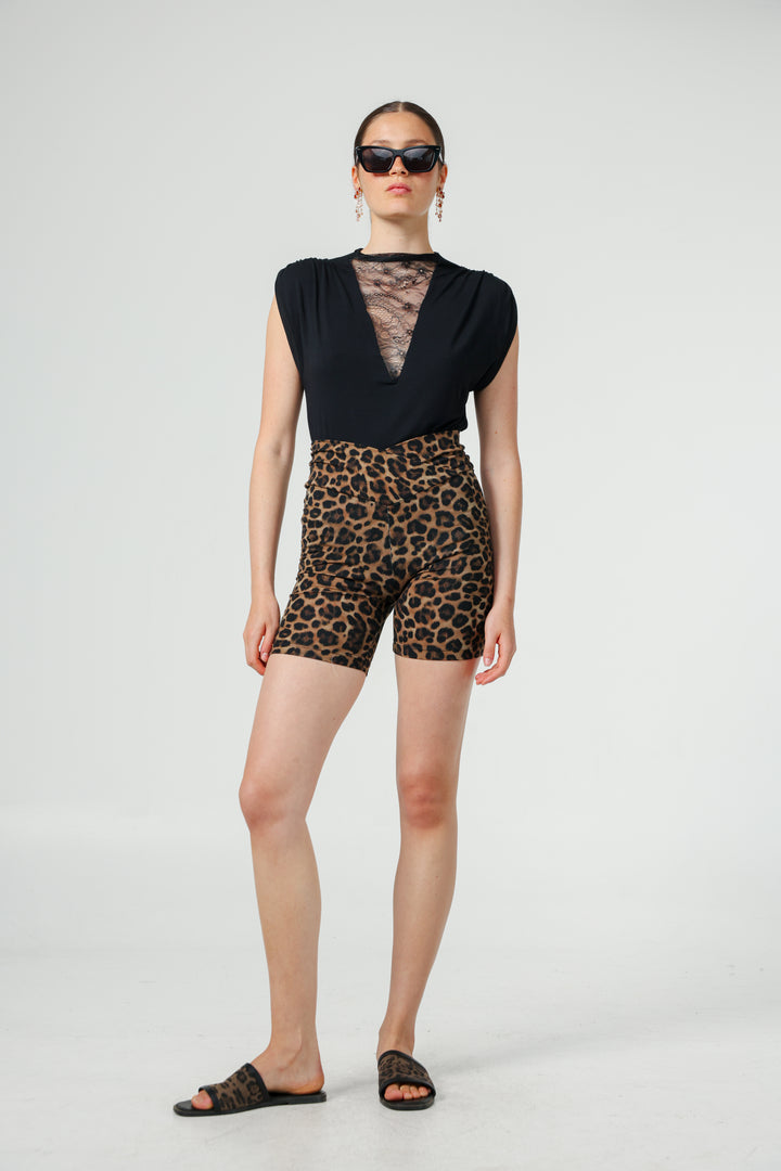 Sea Black Lace Tank