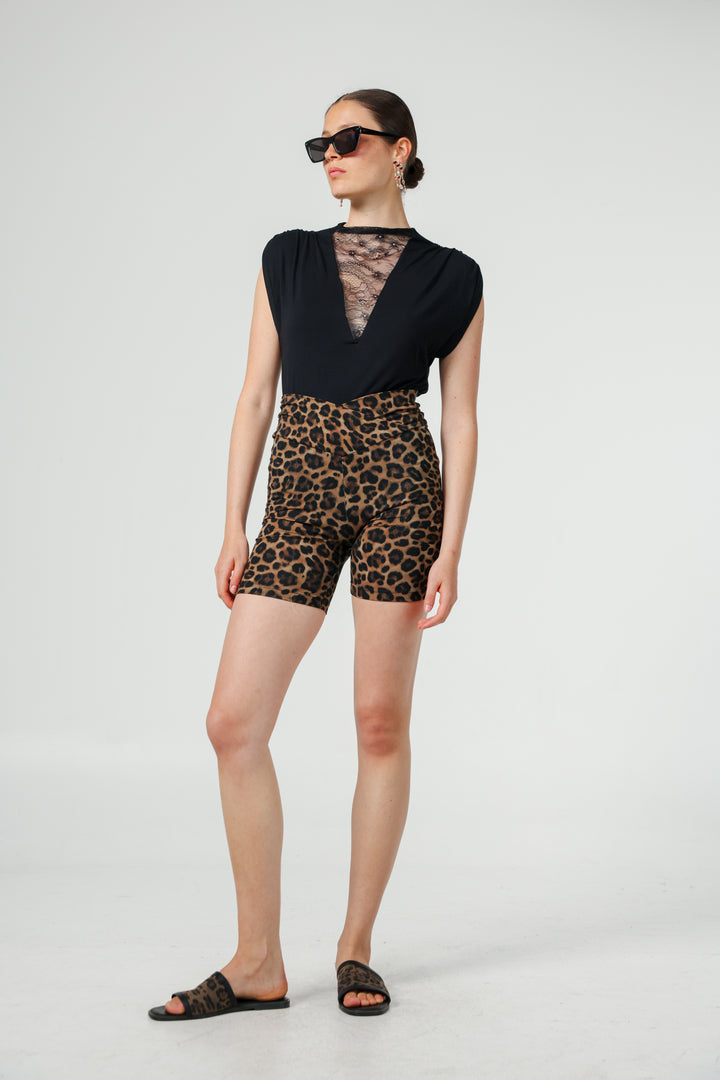 Sea Black Lace Tank
