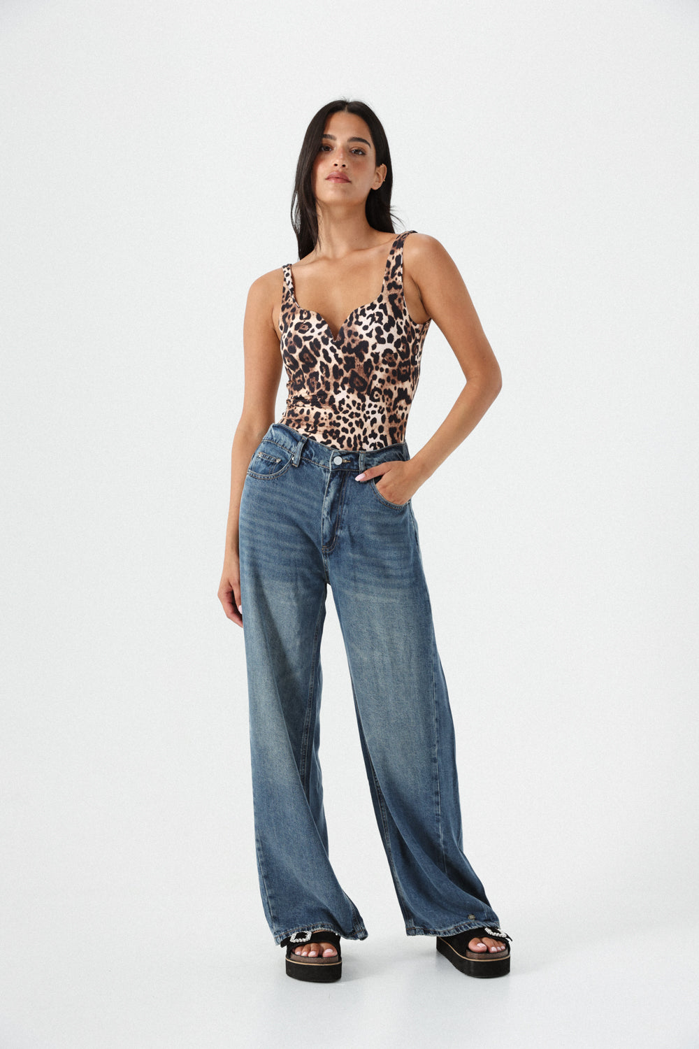 Illusion Leopard Top