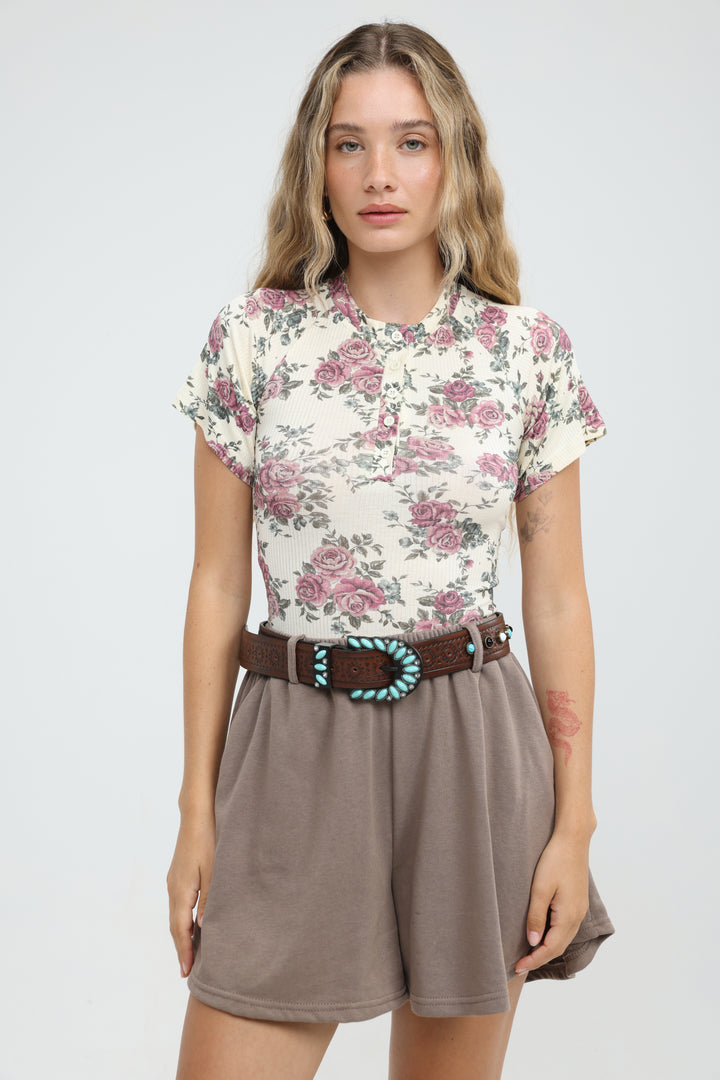 Mori Floral Bodysuit
