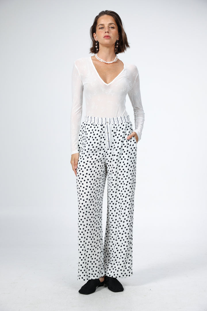 Boxer White Dots Bottoms
