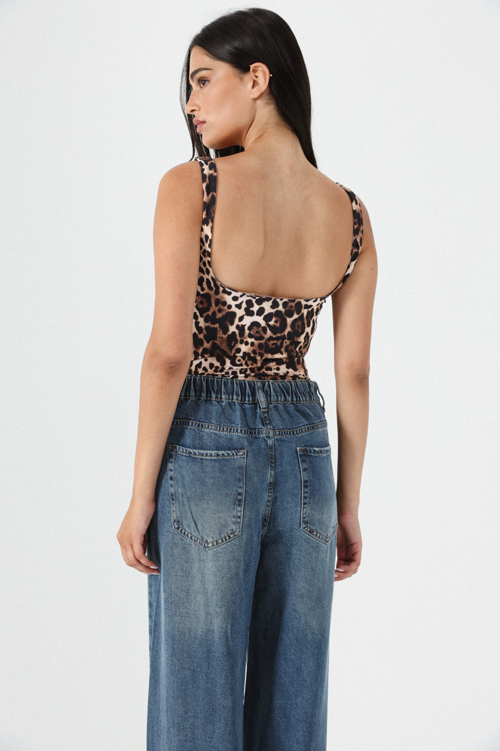 Illusion Leopard Top