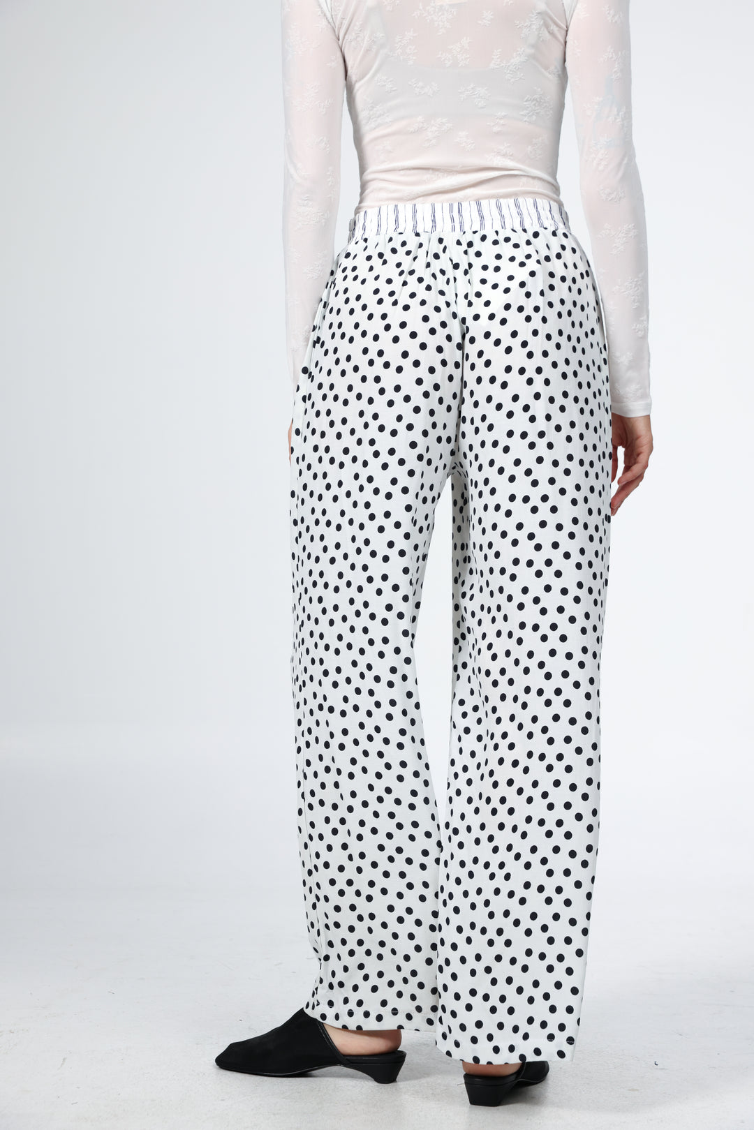 Boxer White Dots Bottoms