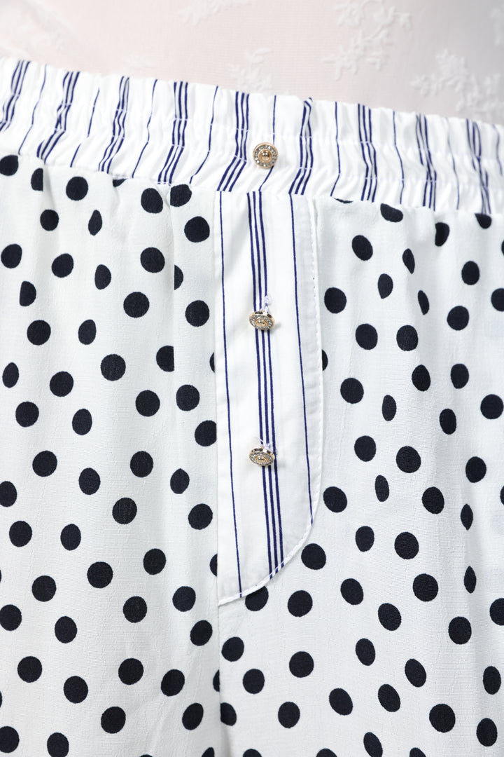 Boxer White Dots Bottoms