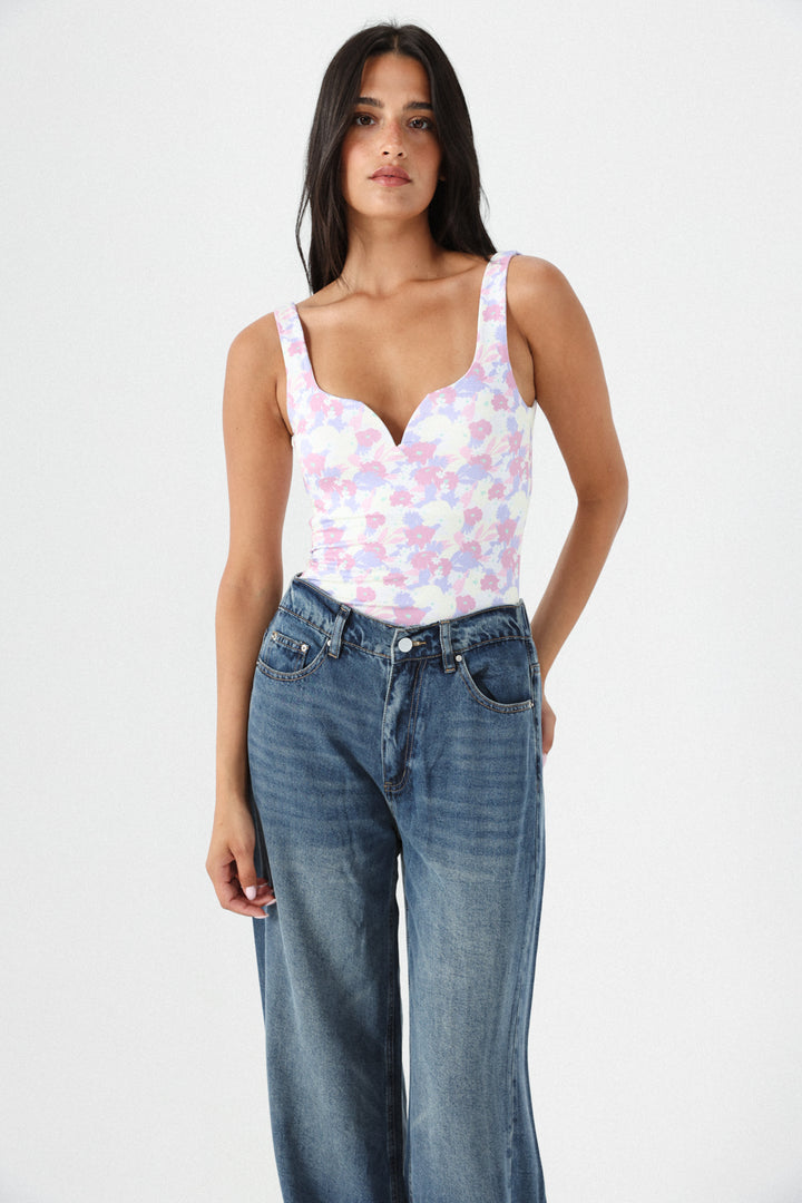 Illusion Floral Top