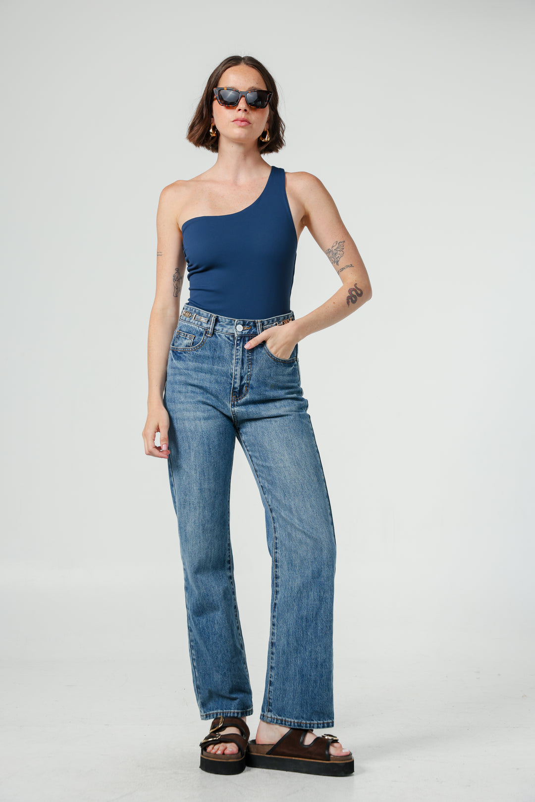 Moma Navy Bodysuit