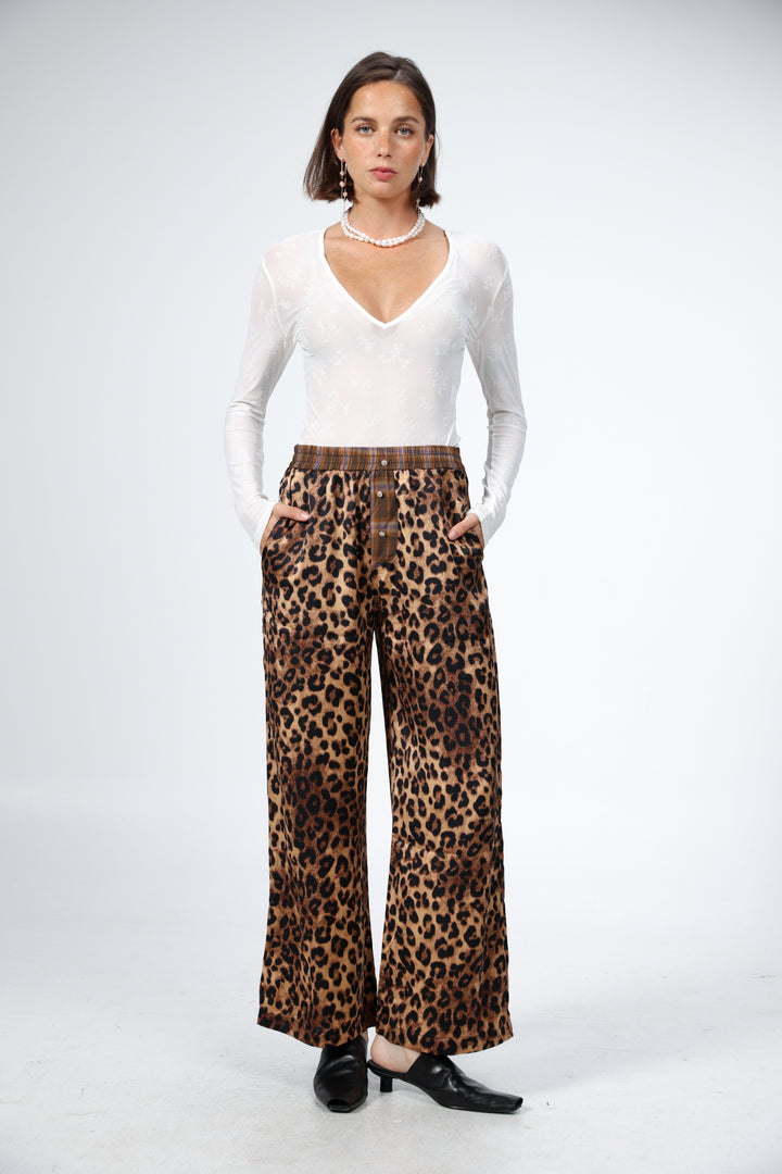 Boxer Leopard Bottoms