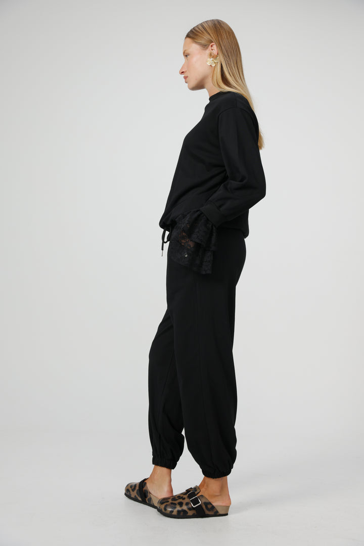 Drifting Black Sweatshirt