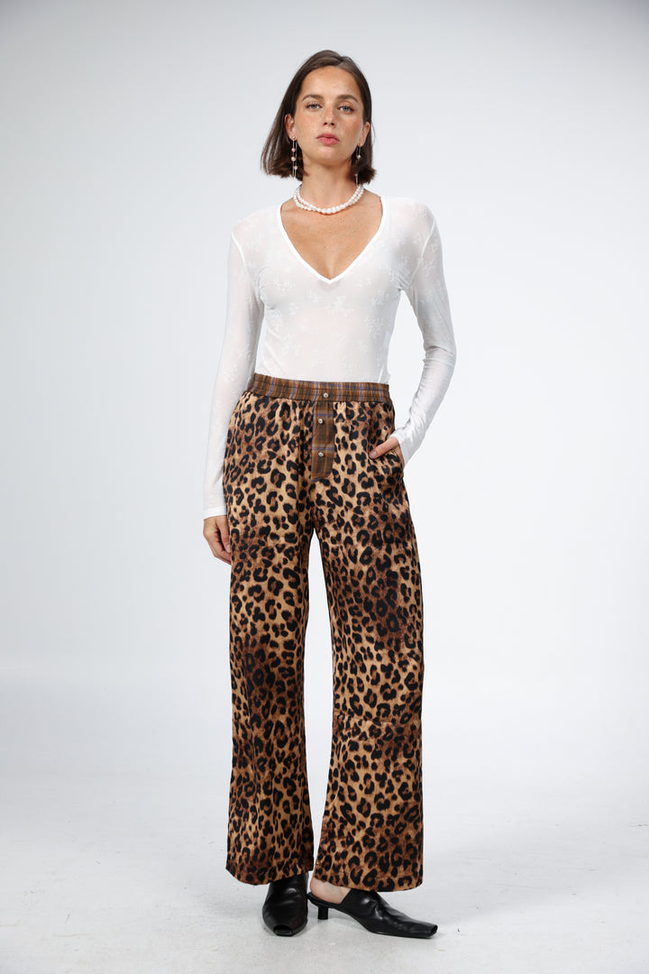 Boxer Leopard Bottoms
