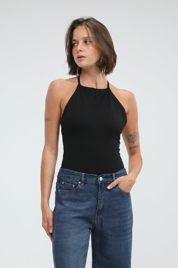 Out Black Bodysuit