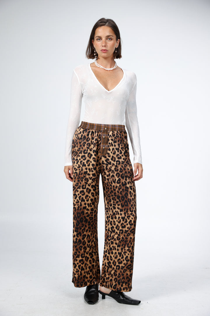 Boxer Leopard Bottoms