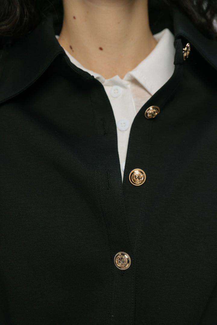 Calm Black Polo