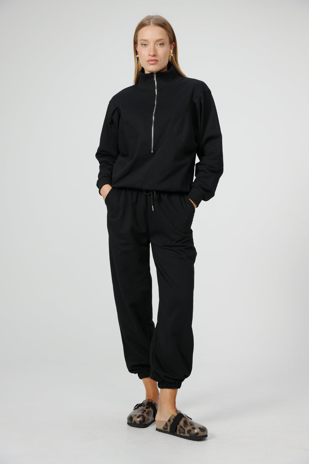 Floating Black Sweatshirt