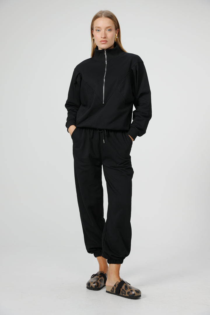 Floating Black Sweatshirt