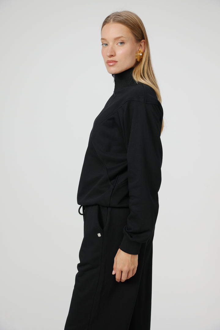 Floating Black Sweatshirt