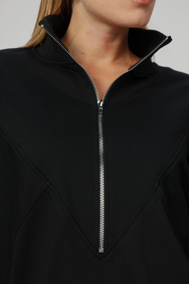 Floating Black Sweatshirt