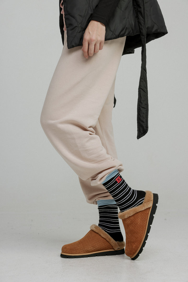 EE Black Striped Socks