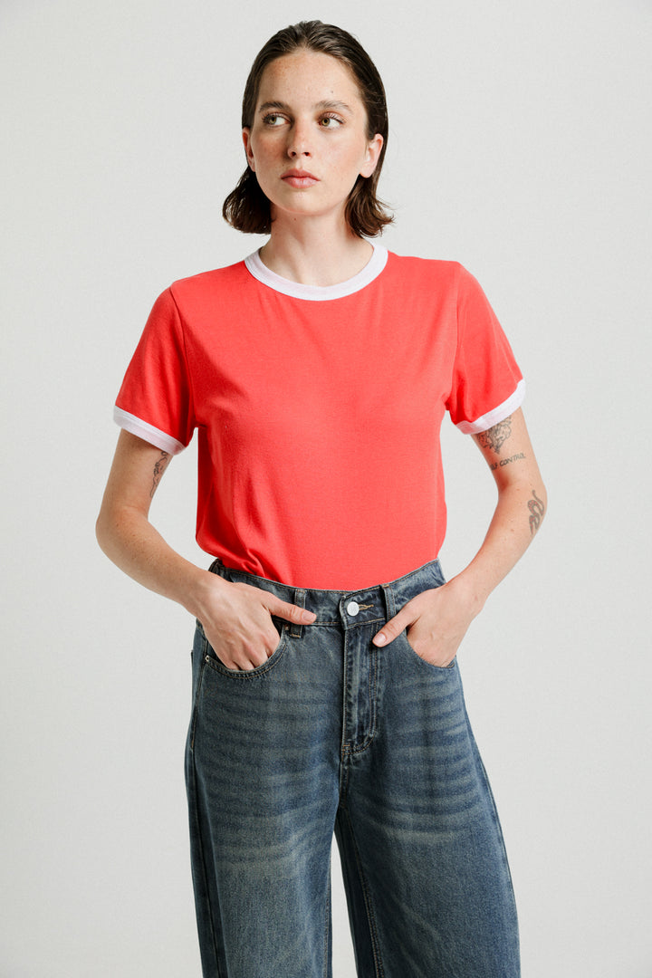 School Coral T-Shirt