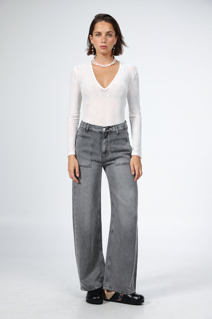 Reorganized Grey Soft Denim