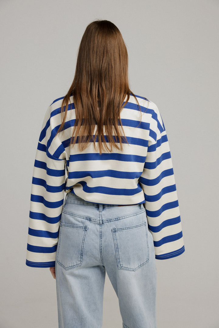 Center Blue Stripes Shirt